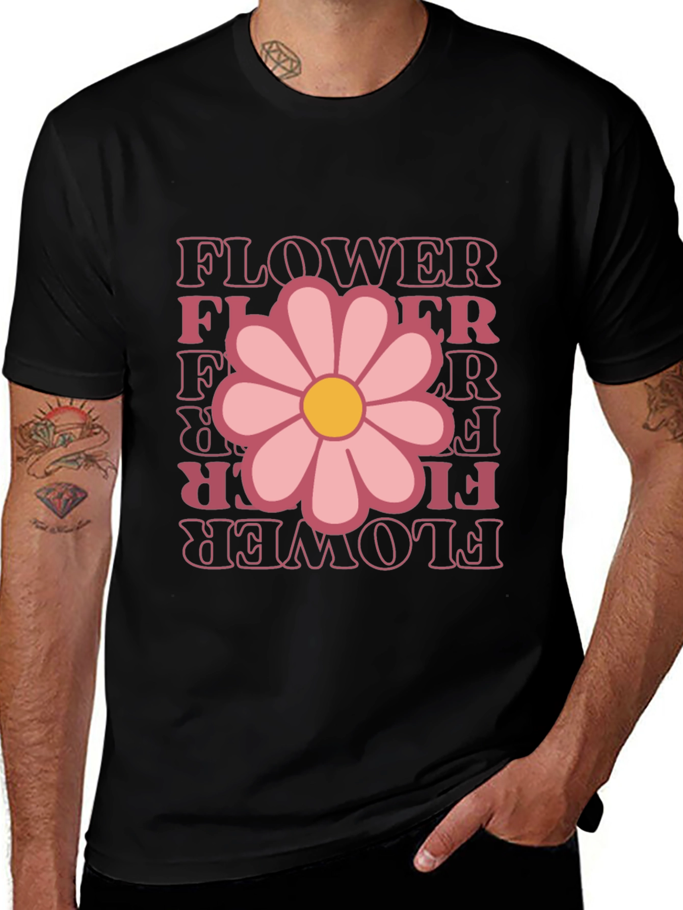 Variant 29 of Retro Flower Power T-Shirt