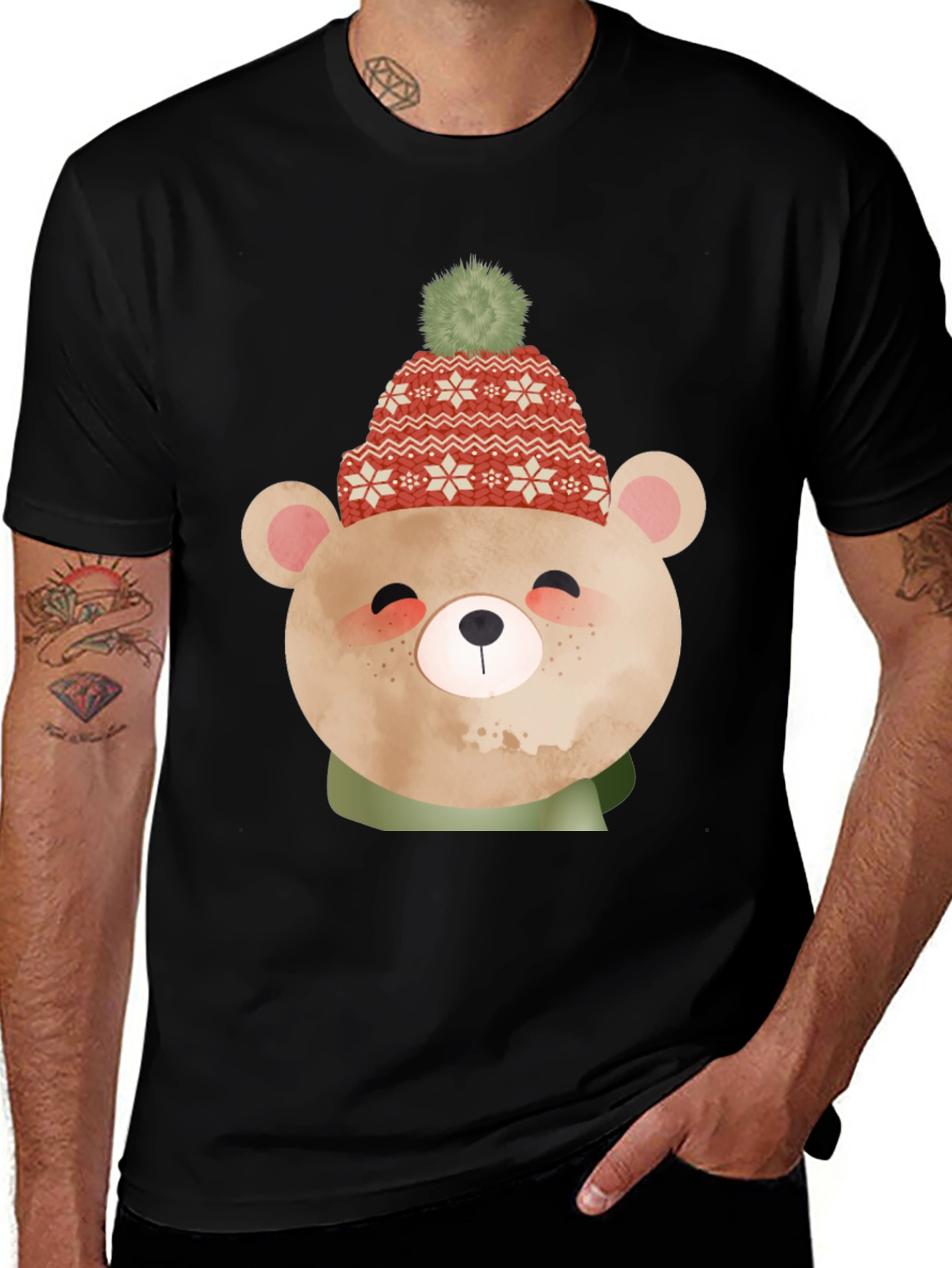 Variant 12 of Cute Winter Bear T-Shirt