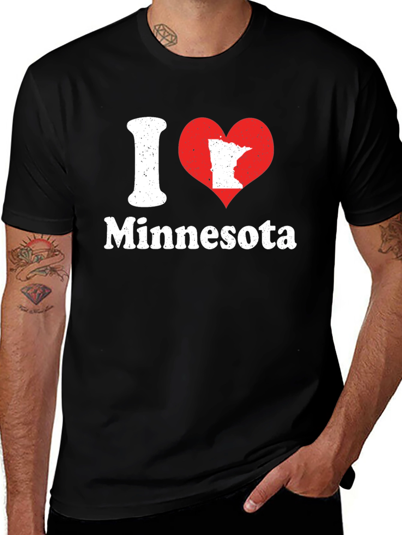 I Love Minnesota T-Shirt - State Pride Tee