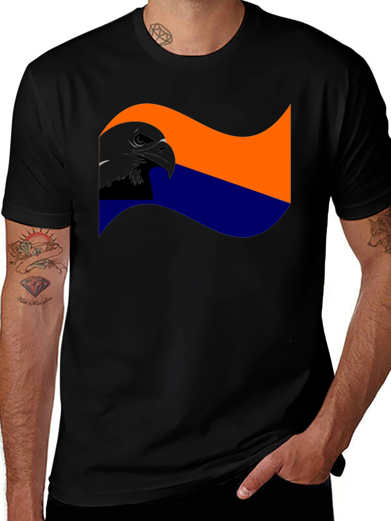 Variant 13 of Armenian Eagle Flag Graphic T-Shirt