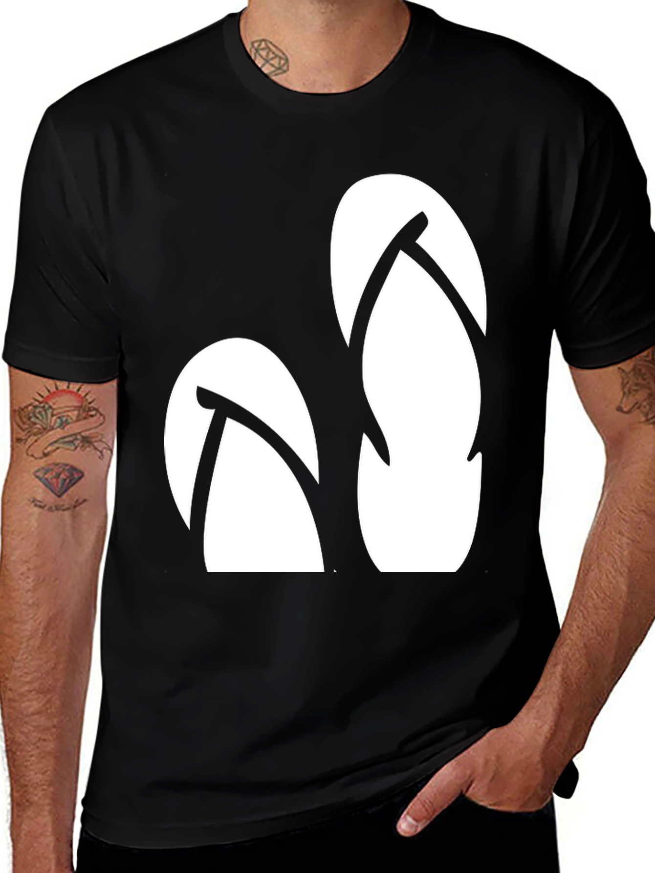 Variant 27 of Flip Flop Graphic Tee - Summer Ready
