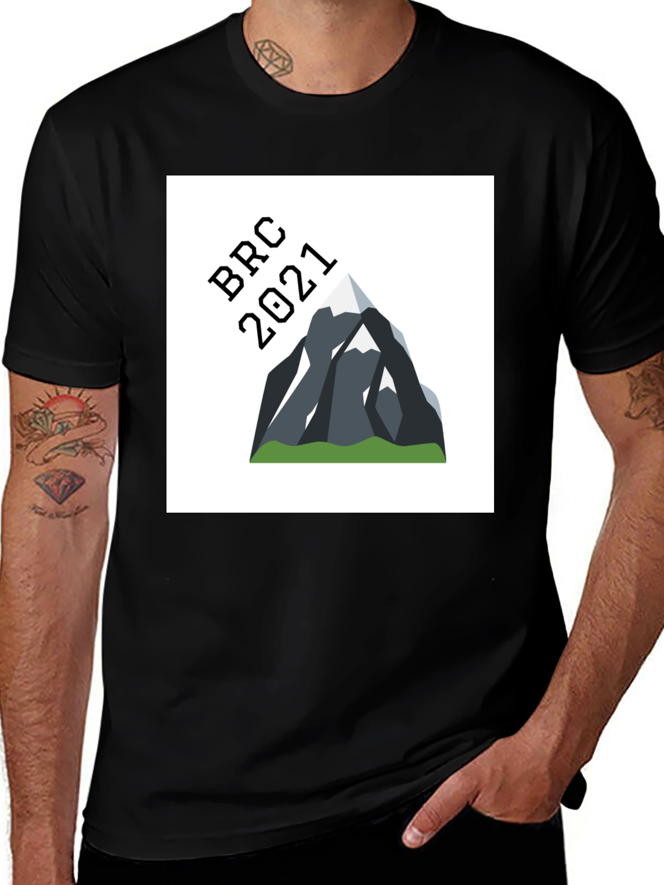 Variant 30 of BRC 2021 Mountain Graphic T-Shirt