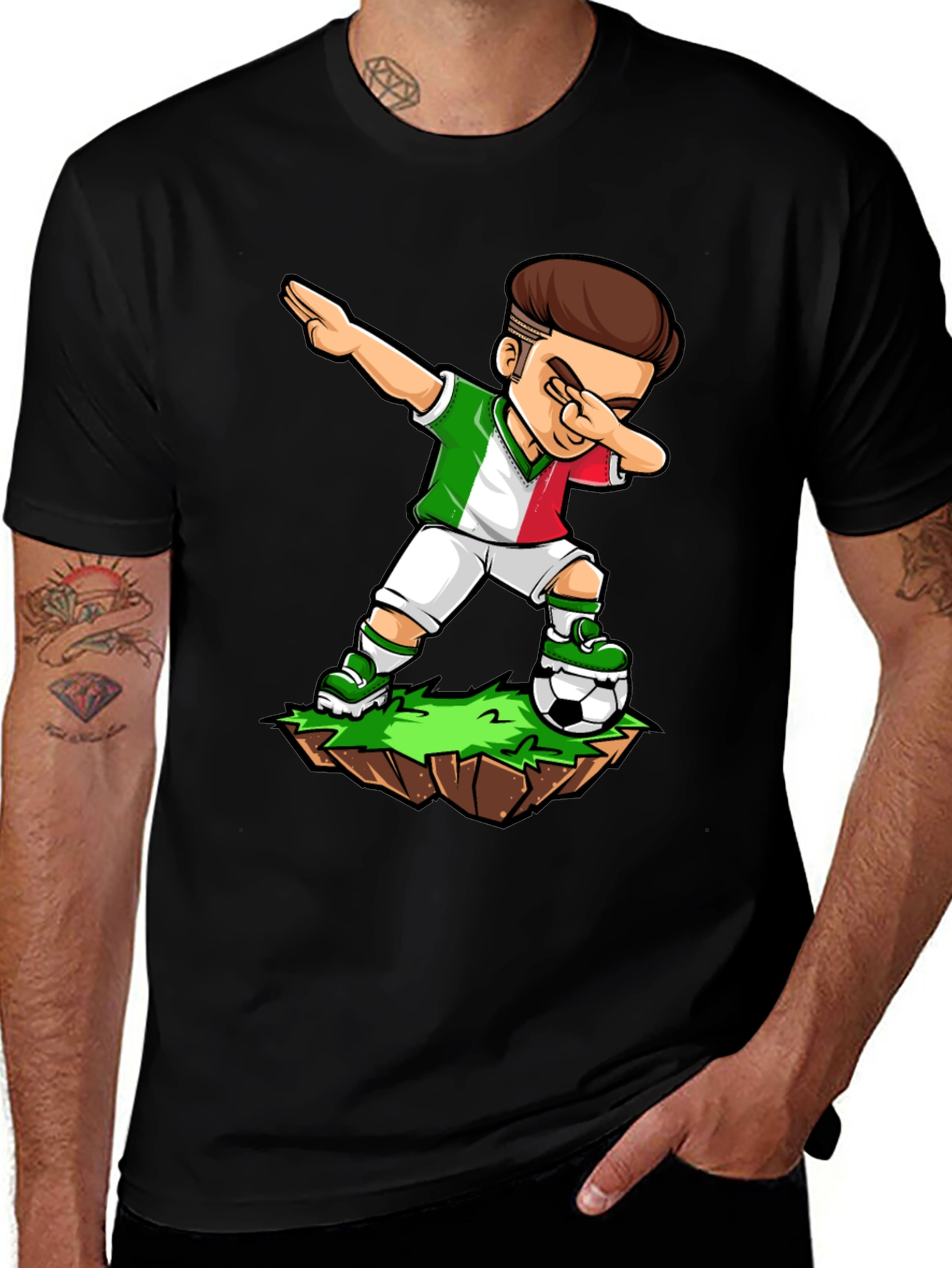 Variant 5 of Italy Soccer Dab T-Shirt