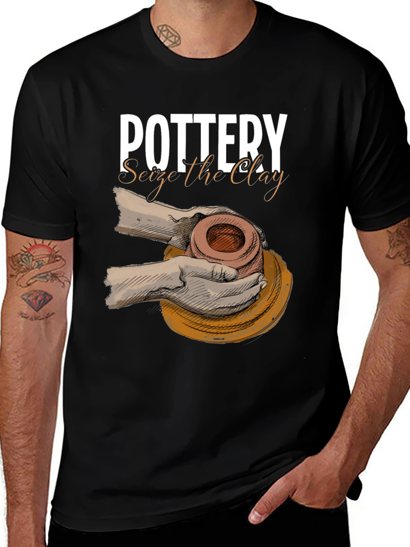 Variant 21 of Pottery "Seize the Clay" Graphic T-Shirt