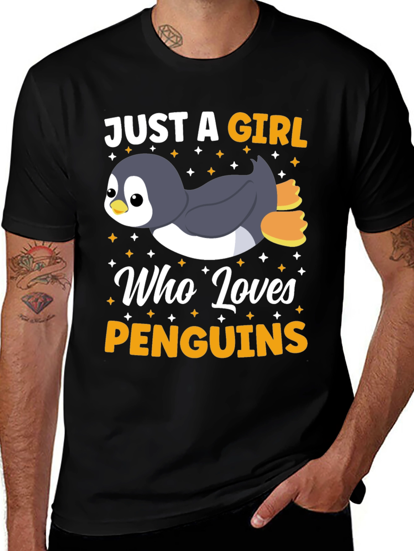Variant 6 of Penguin Lover Graphic Tee