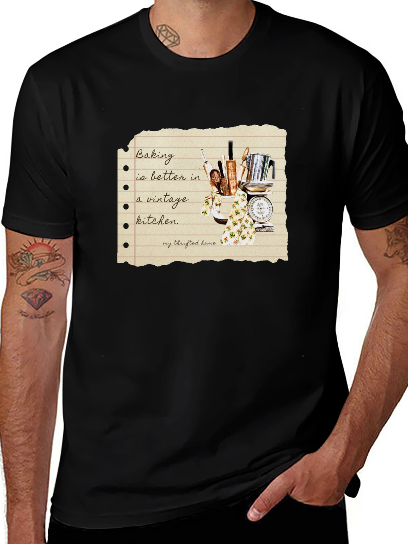 Variant 14 of Vintage Kitchen Baking T-Shirt