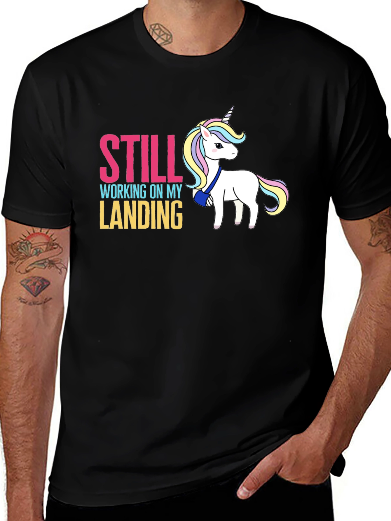 Variant 8 of Still Working on My Landing T-Shirt
