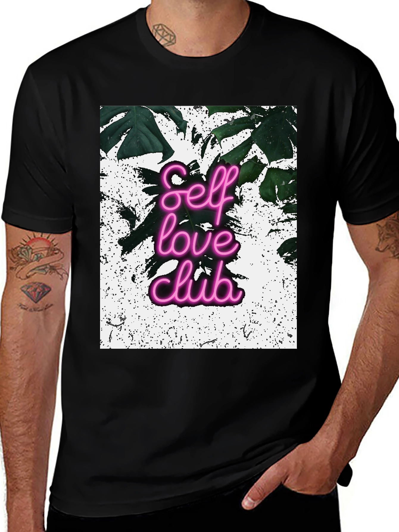 Variant 23 of Self Love Club Graphic Tee