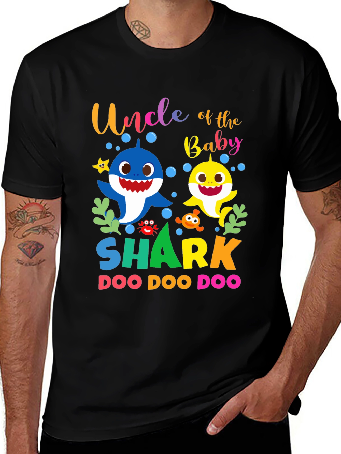 Variant 10 of Uncle of the Baby Shark Doo Doo Doo T-Shirt