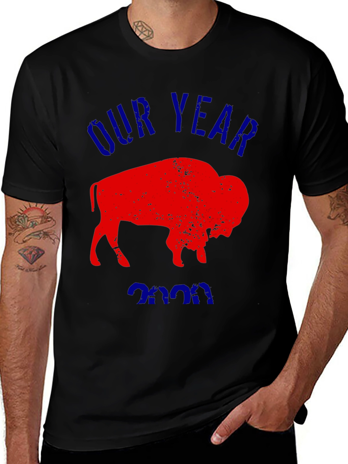 Variant 26 of Buffalo Bills "Our Year" Graphic Tee