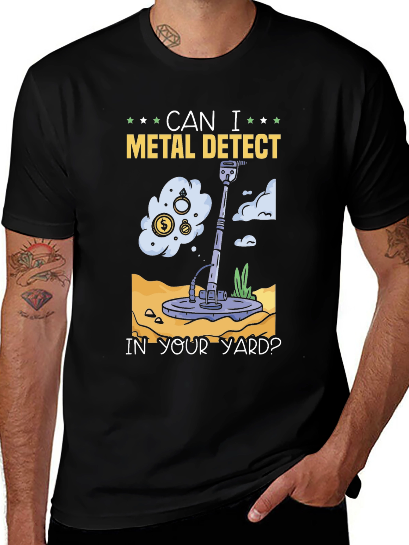 Metal Detecting T-Shirt - Can I Detect?