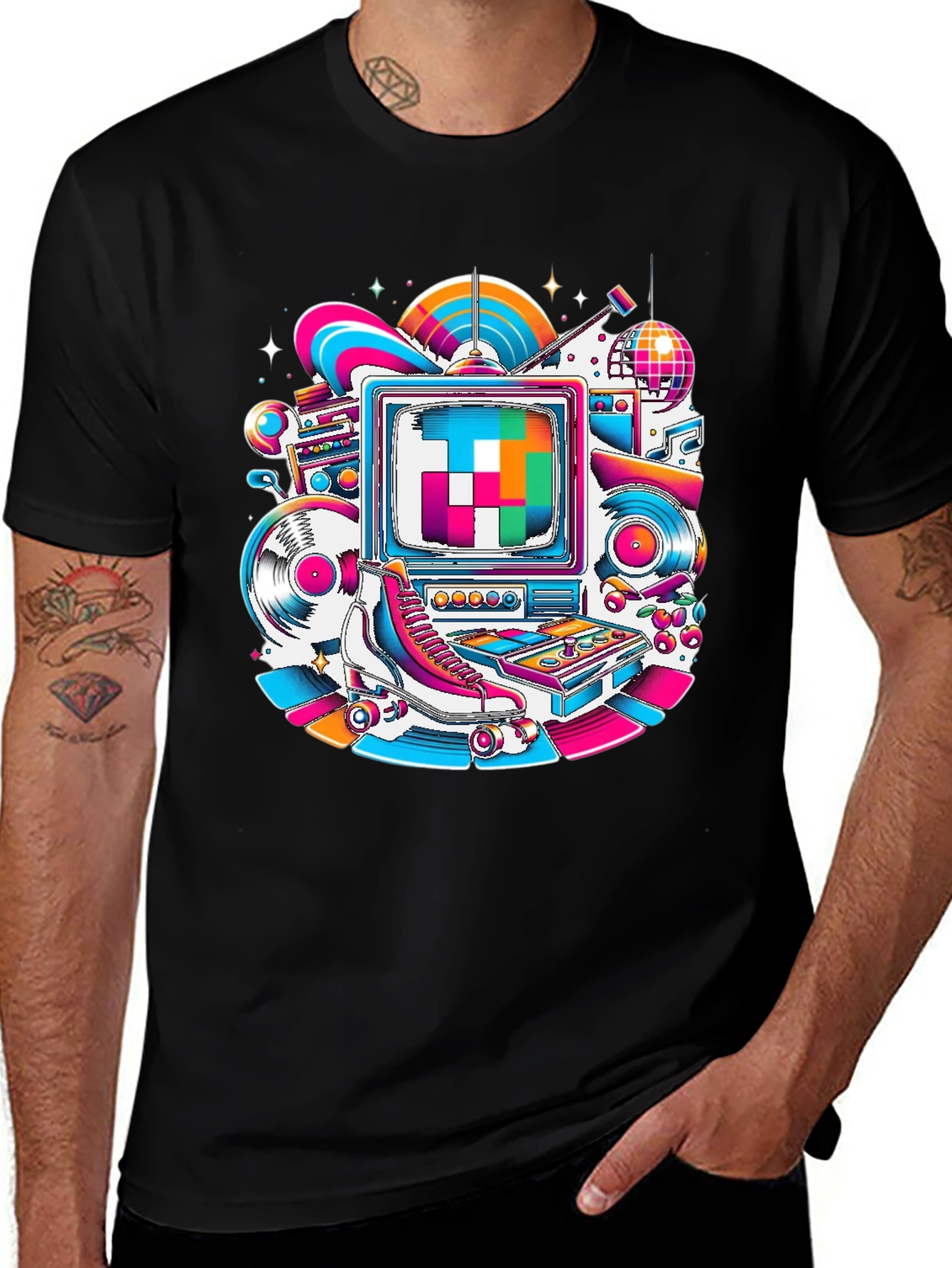 Variant 19 of Retro 80s Style T-Shirt - Vintage Design