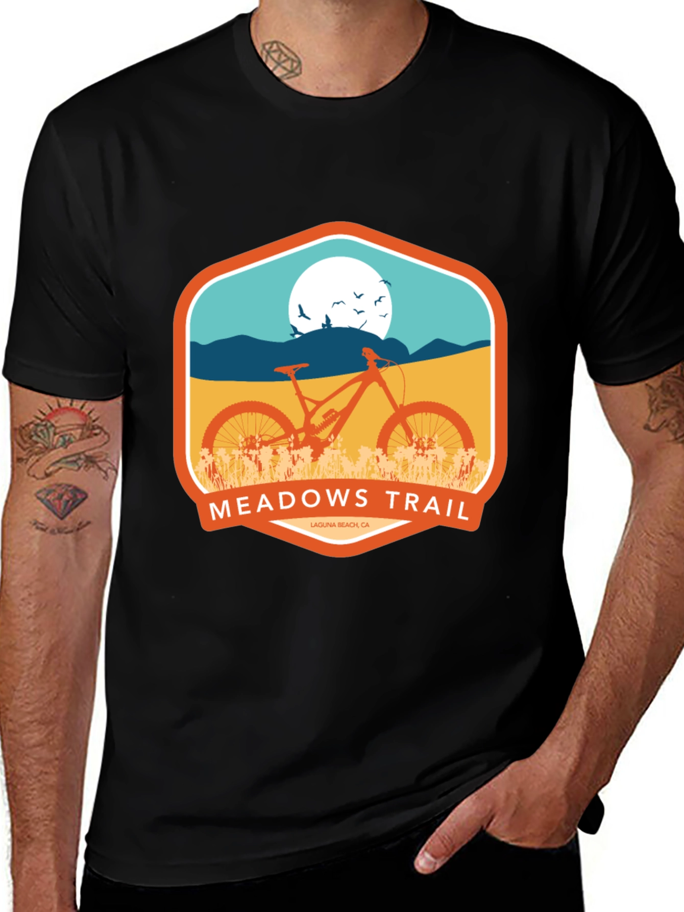 Variant 20 of Meadows Trail Mountain Bike T-Shirt