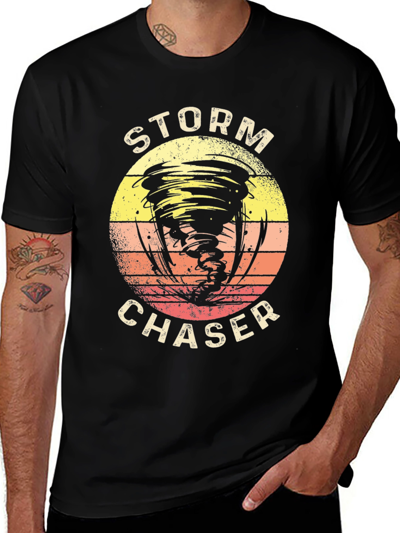 Variant 28 of Storm Chaser Tornado Graphic T-Shirt