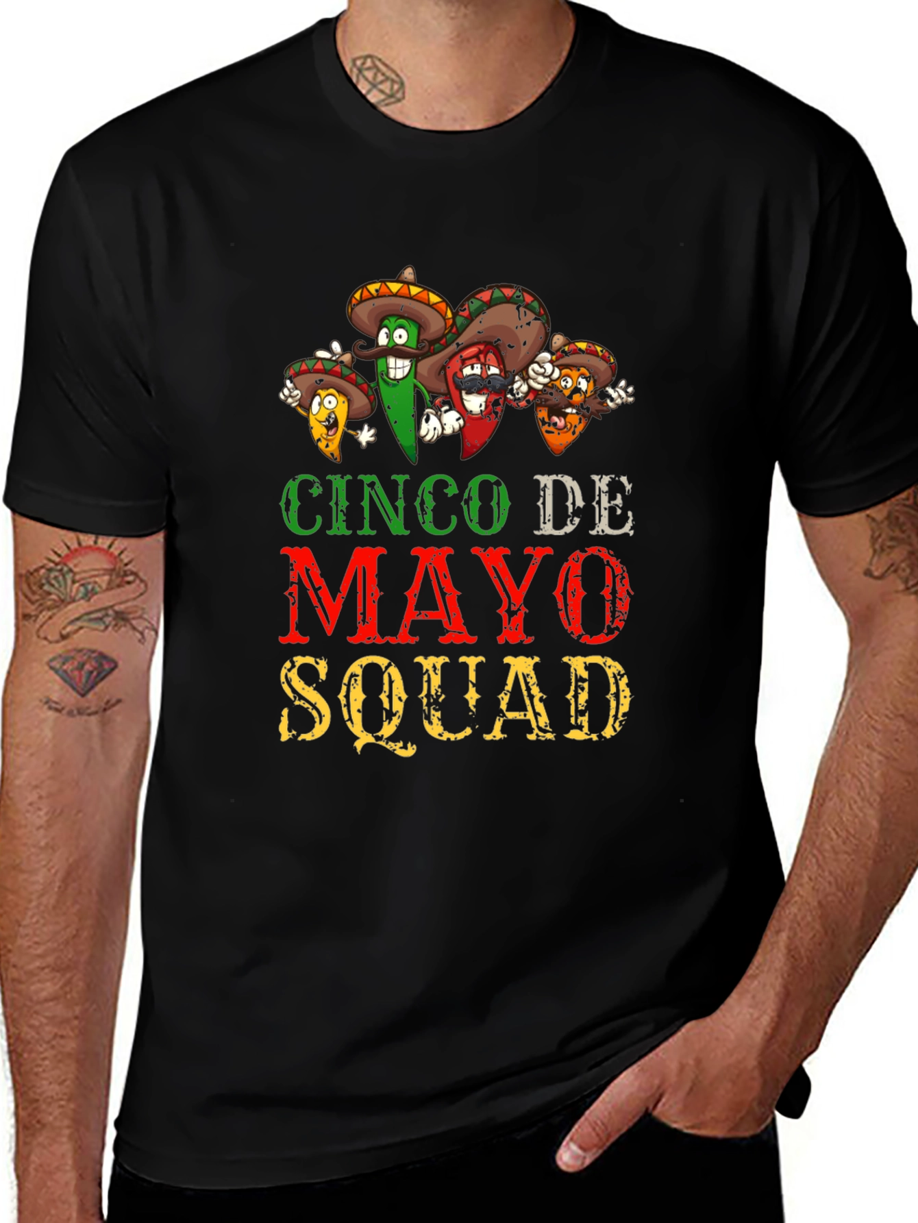 Cinco De Mayo Squad Graphic Tee
