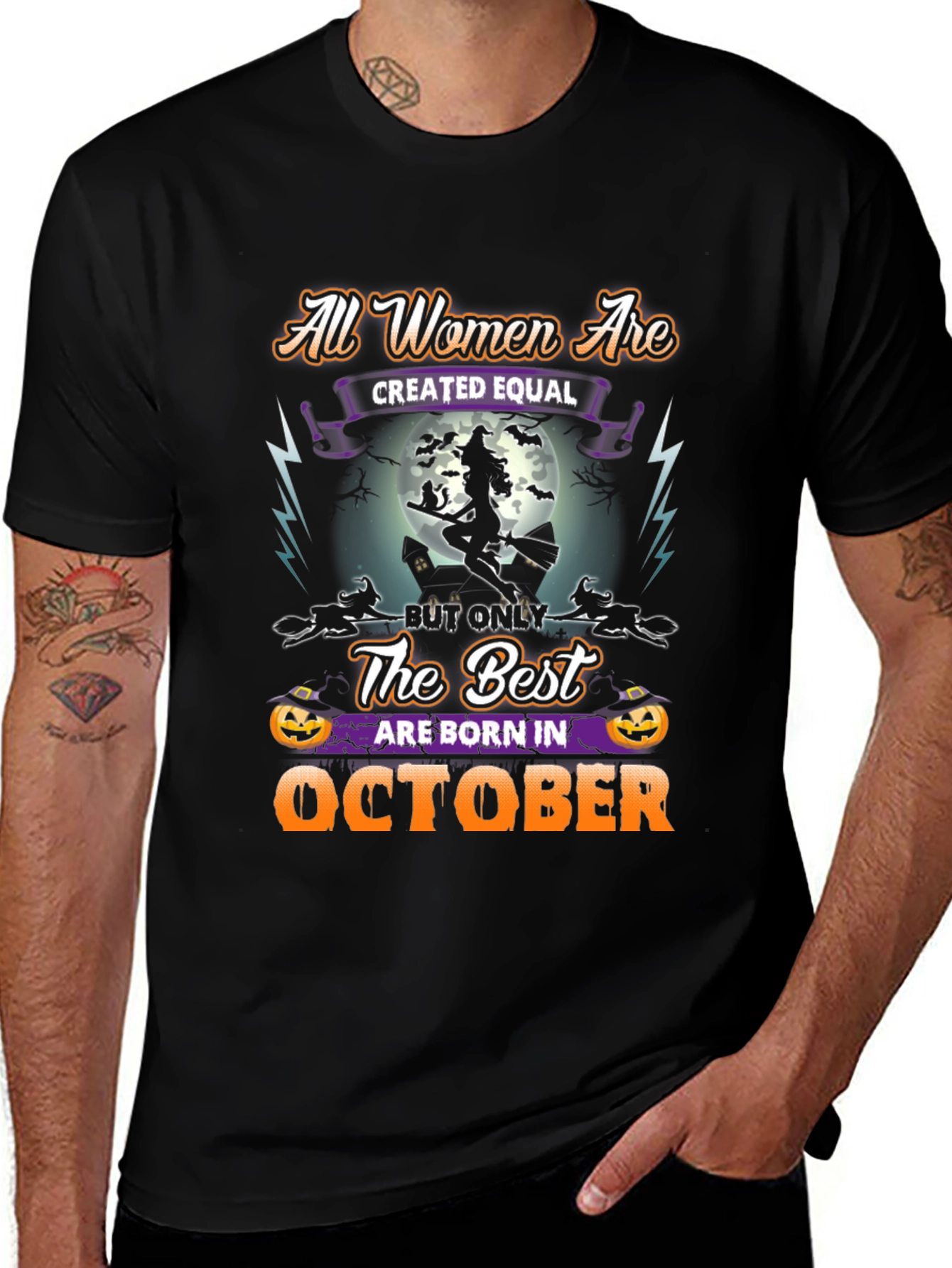 October Birthday Witch T-Shirt