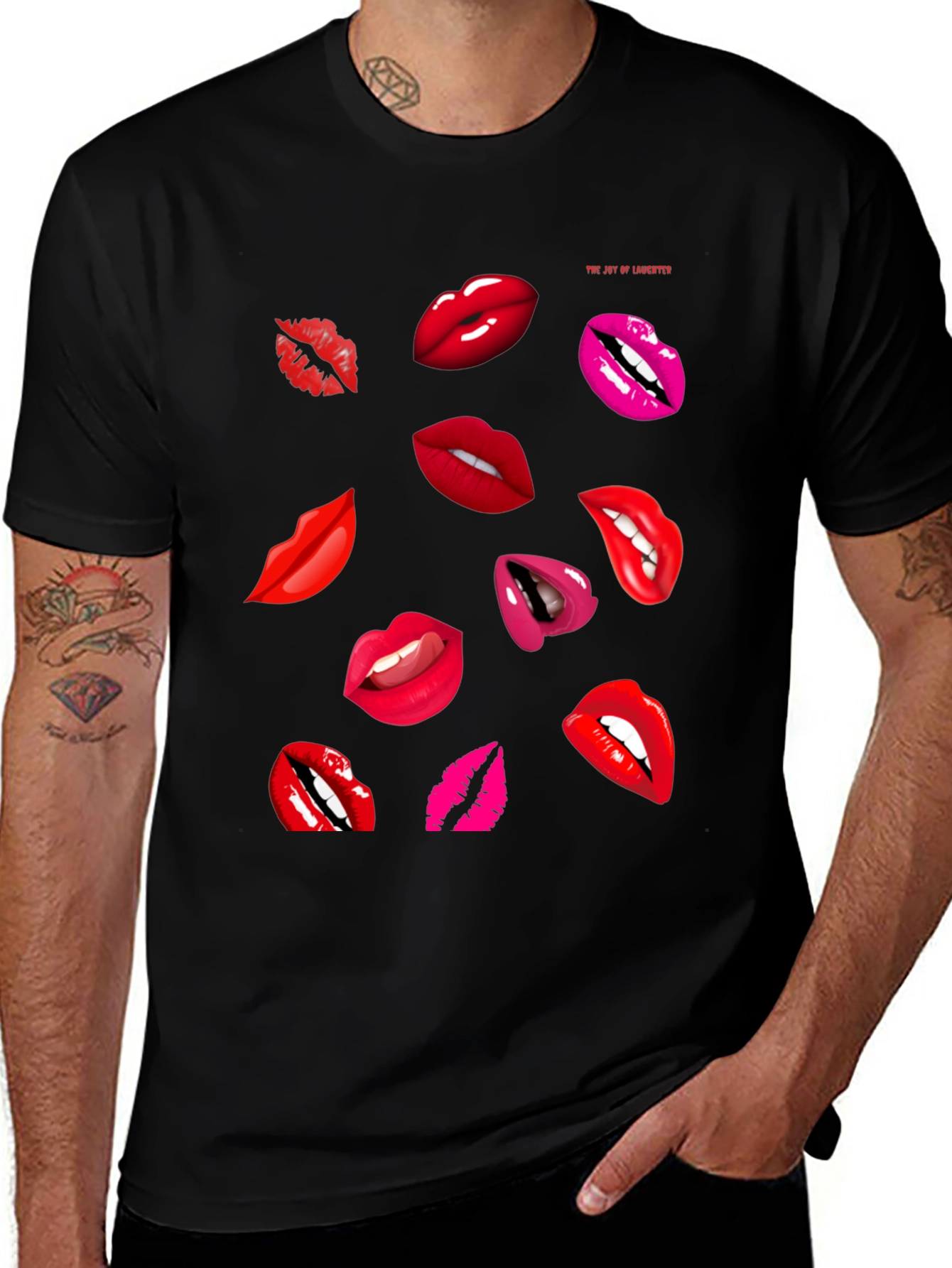 Variant 18 of Kiss Me Lips Graphic T-Shirt