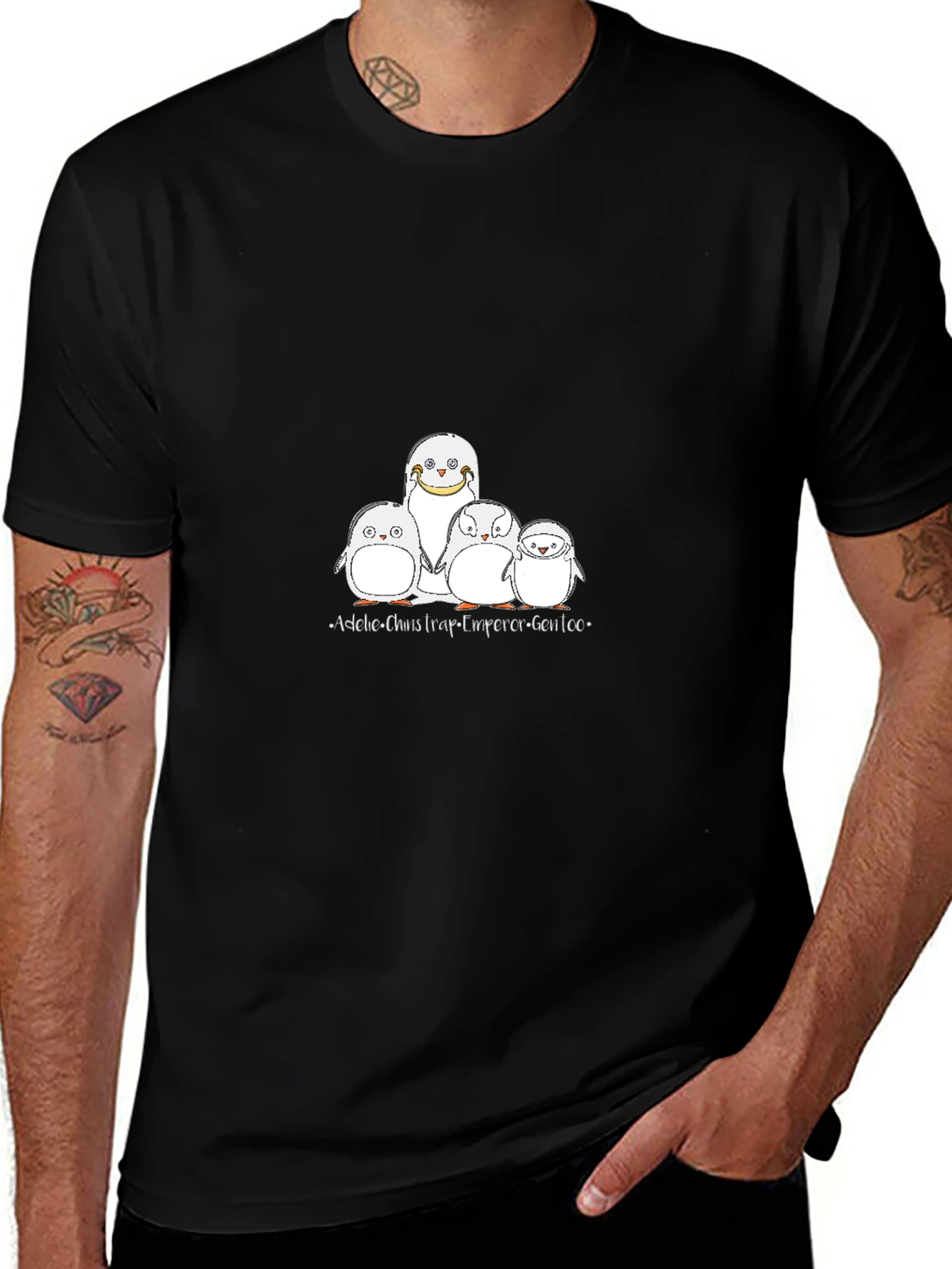 Variant 24 of Penguin Family Graphic Tee