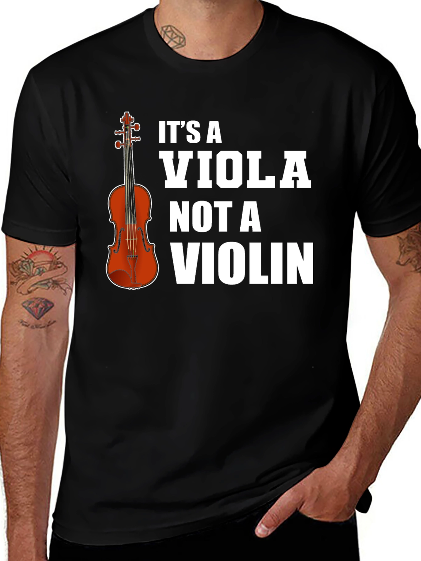 Variant 10 of It's a Viola Not a Violin T-Shirt Musician Gift