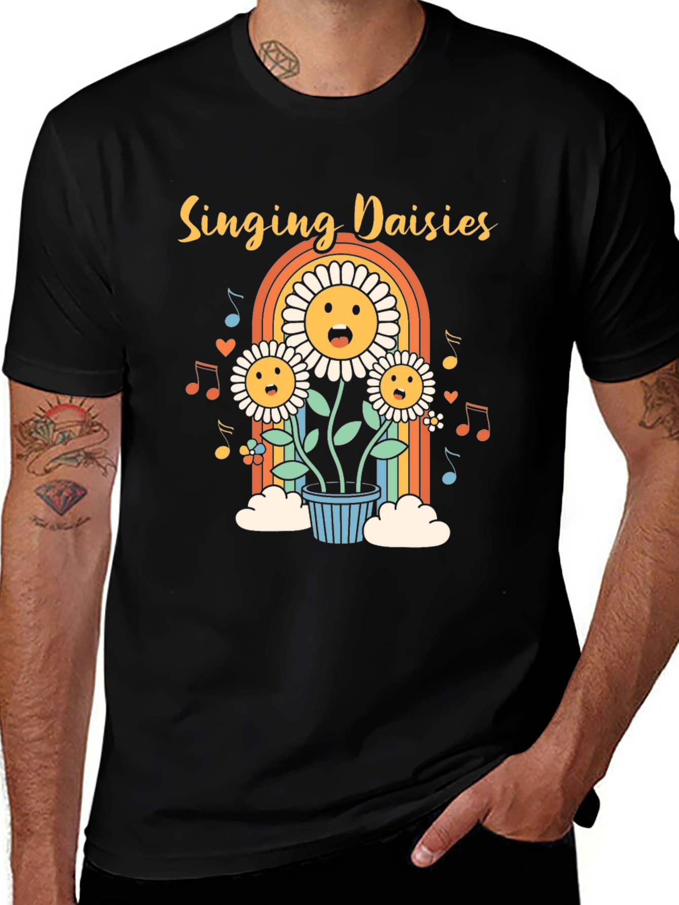 Variant 12 of Singing Daisies Graphic Tee