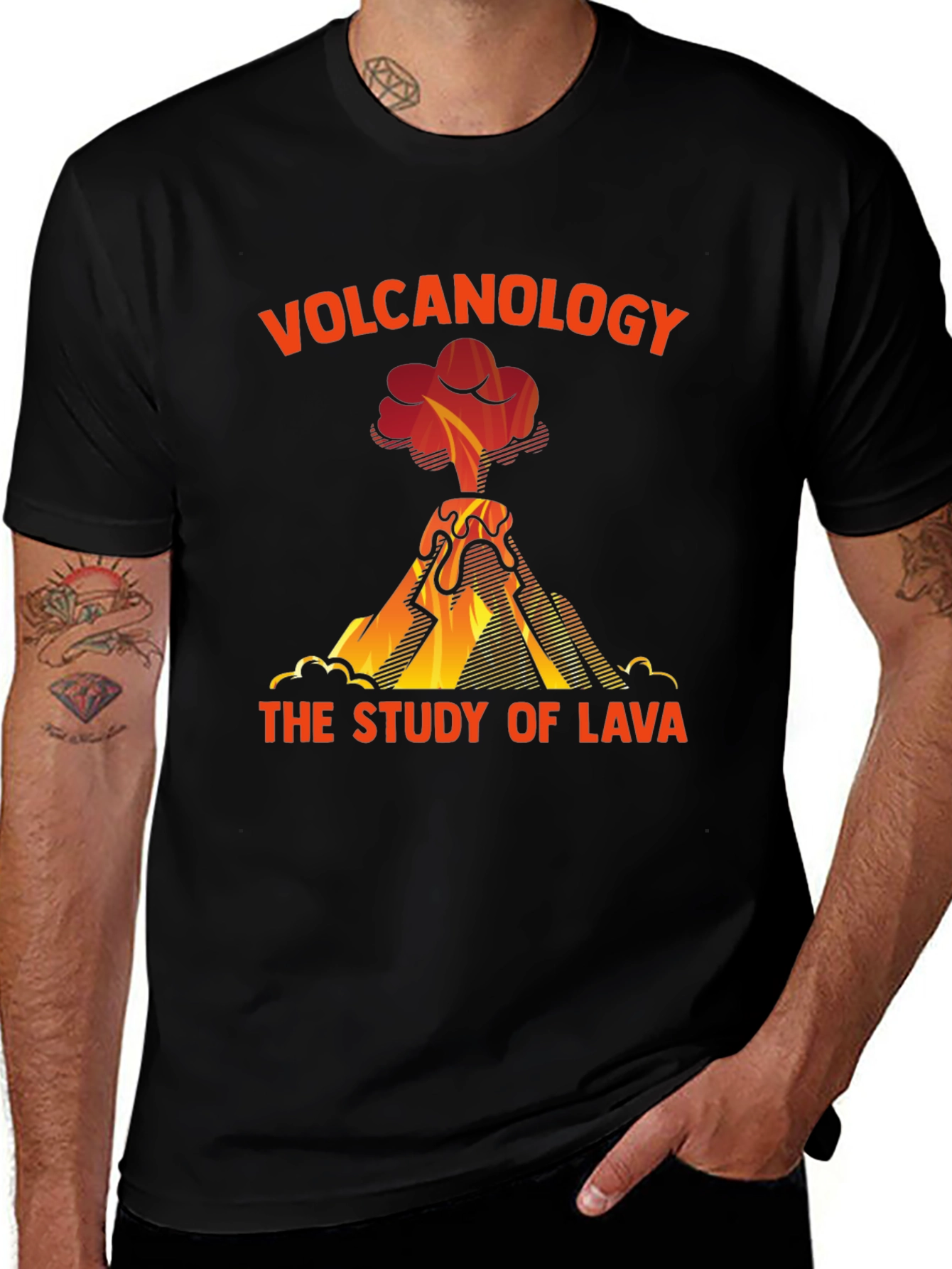 Volcanology T-Shirt: The Study of Lava Graphic Tee