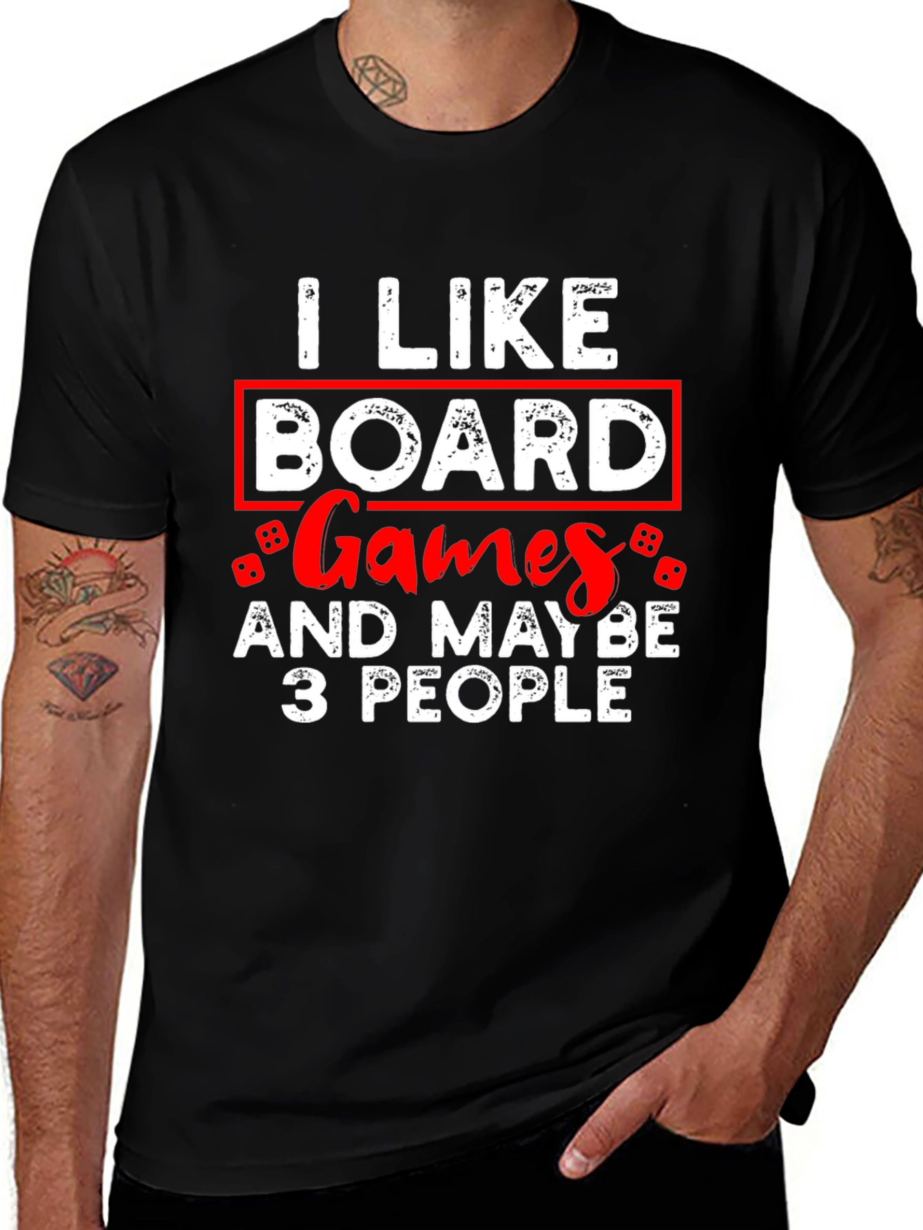 Variant 19 of I Like Board Games T-Shirt