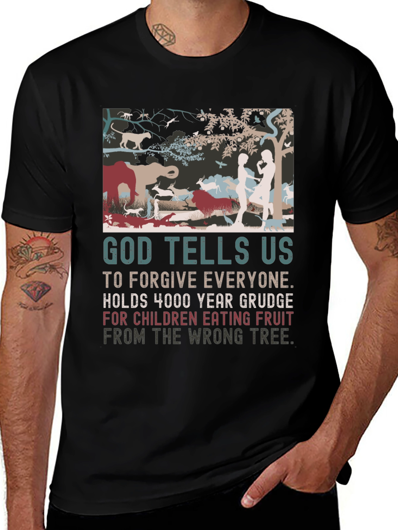 Variant 11 of God Tells Us T-Shirt