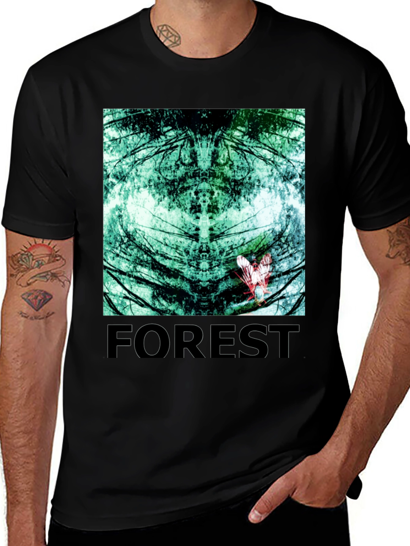 Variant 3 of Mystic Forest Graphic T-Shirt - Nature Lover's Tee