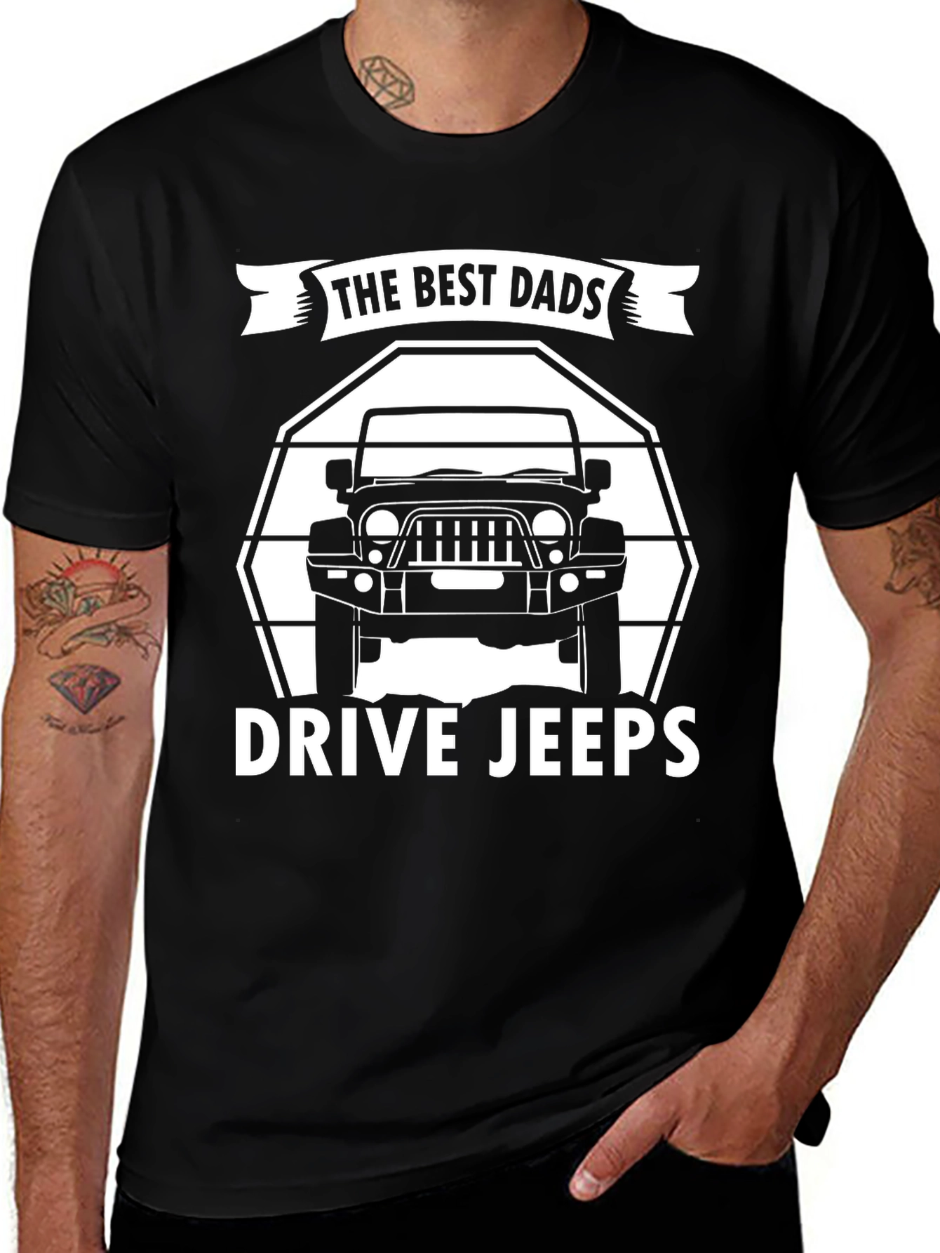 Best Dads Drive Jeeps T-Shirt - Perfect Gift for Jeep Lovers