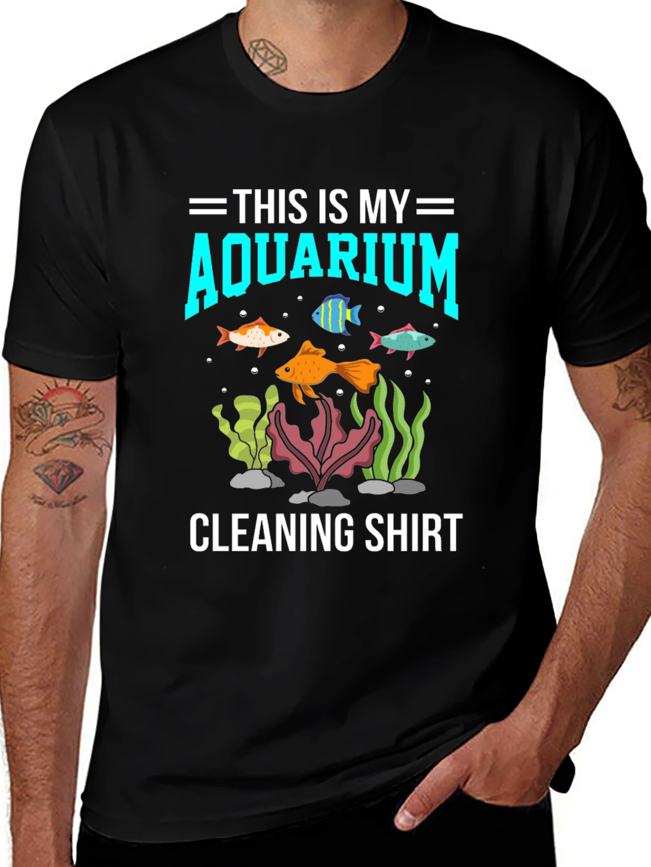 Variant 5 of Aquarium Cleaning Shirt - Funny Fish Keeper Tee