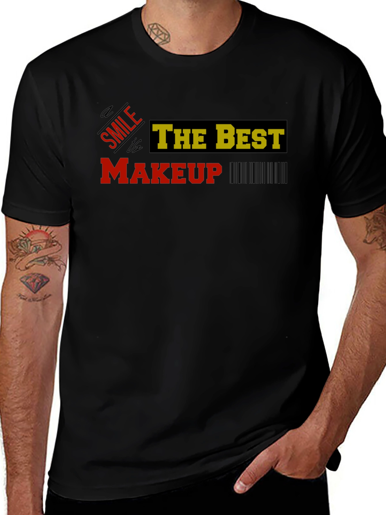 Variant 13 of Smile Makeup T-Shirt - Best Beauty Tee