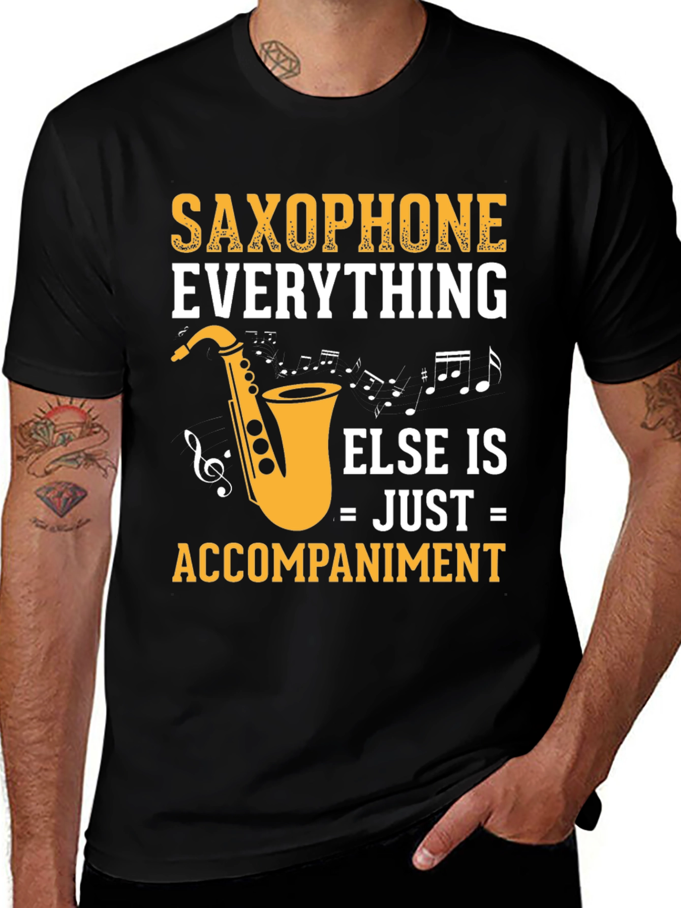 Variant 14 of Saxophone Everything Else Accompaniment T-Shirt