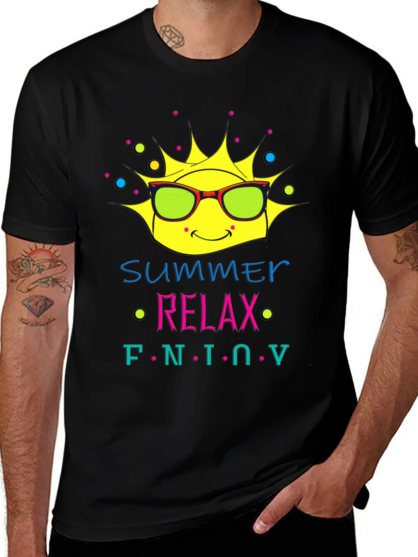 Summer Relax Enjoy Graphic T-Shirt