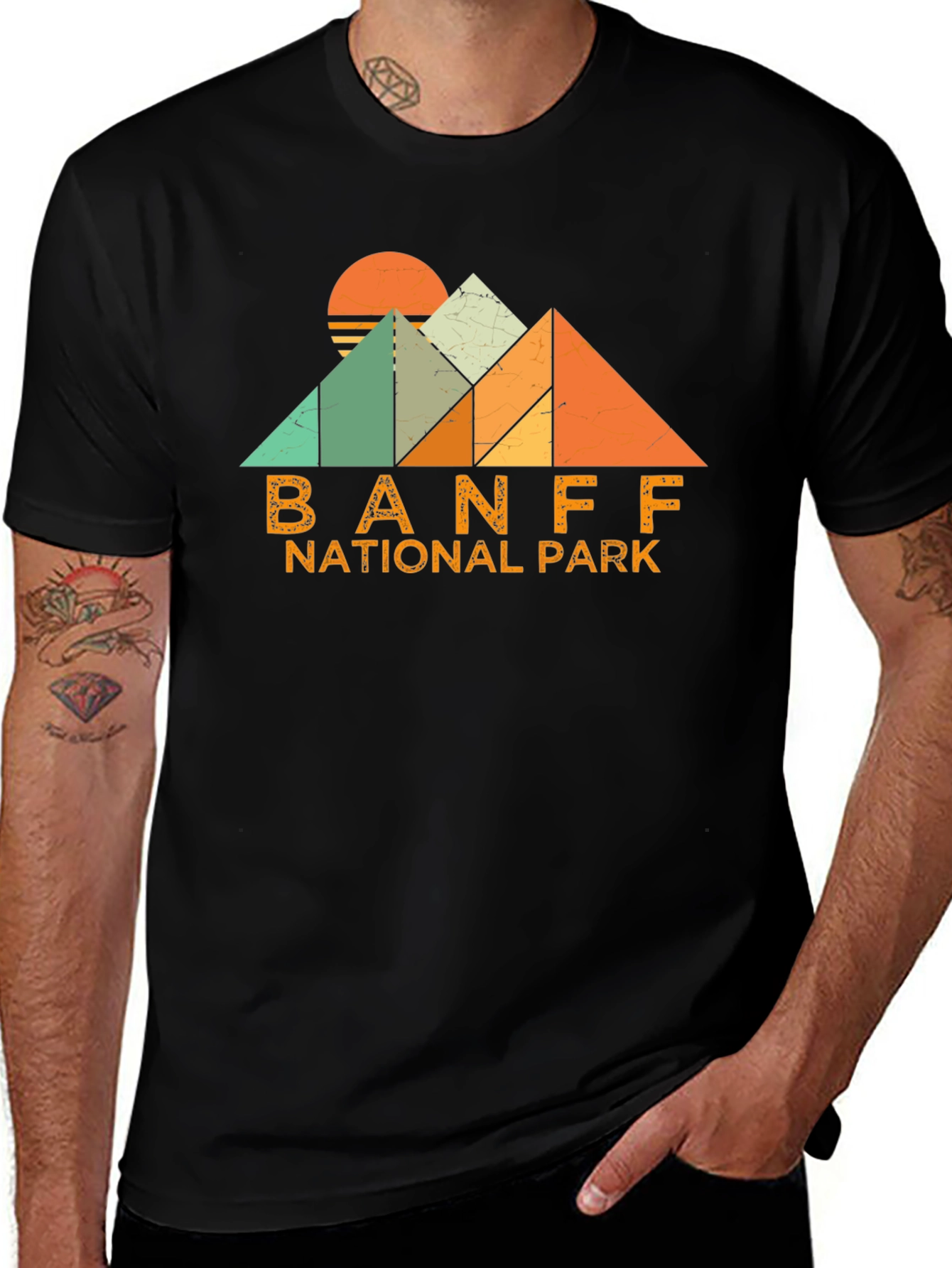Banff National Park T-Shirt - Retro Mountain Graphic Tee