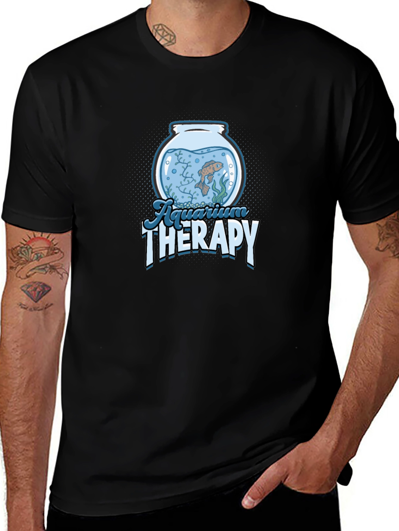 Aquarium Therapy Graphic T-Shirt