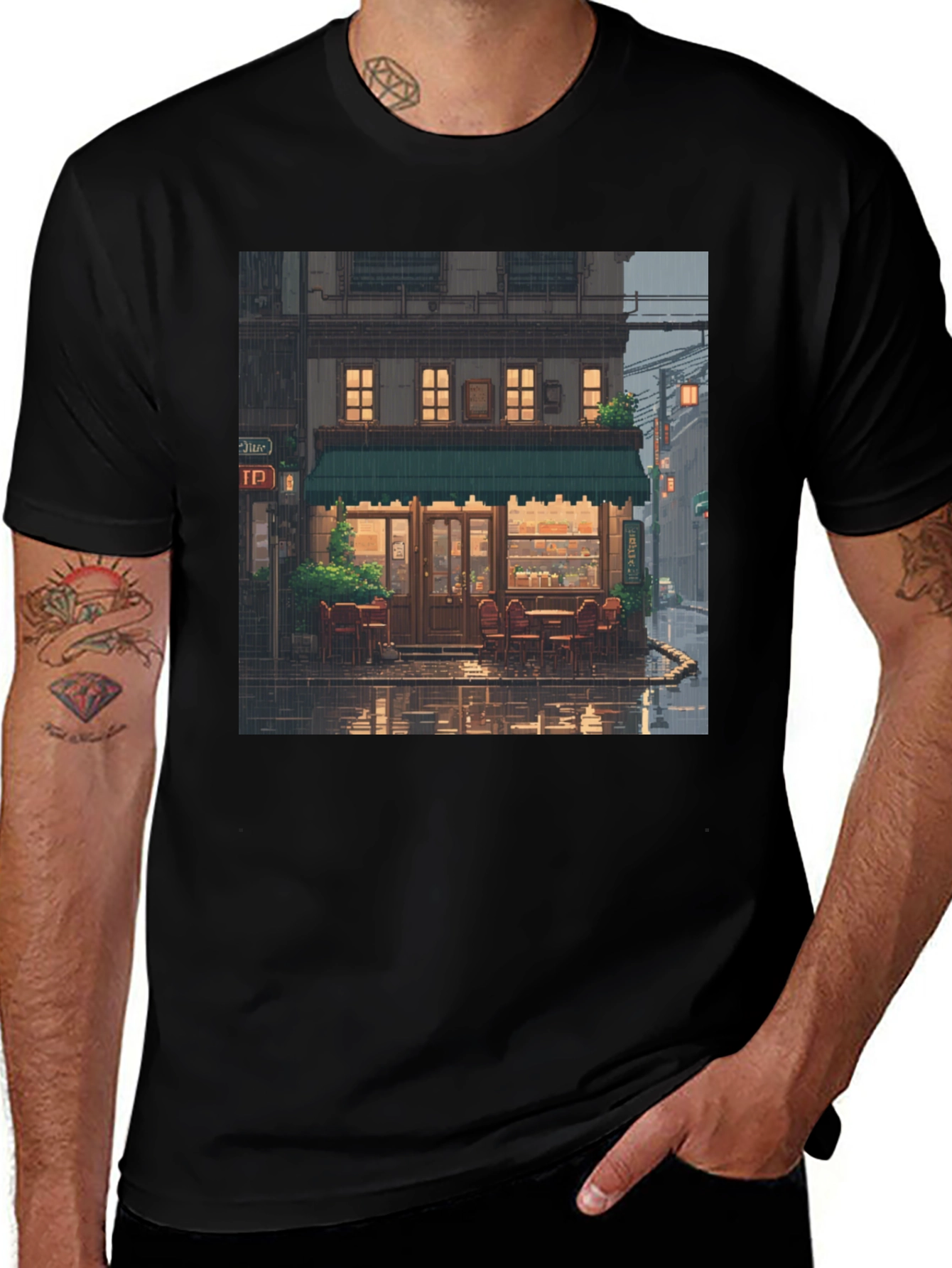 Rainy Day Cafe T-Shirt