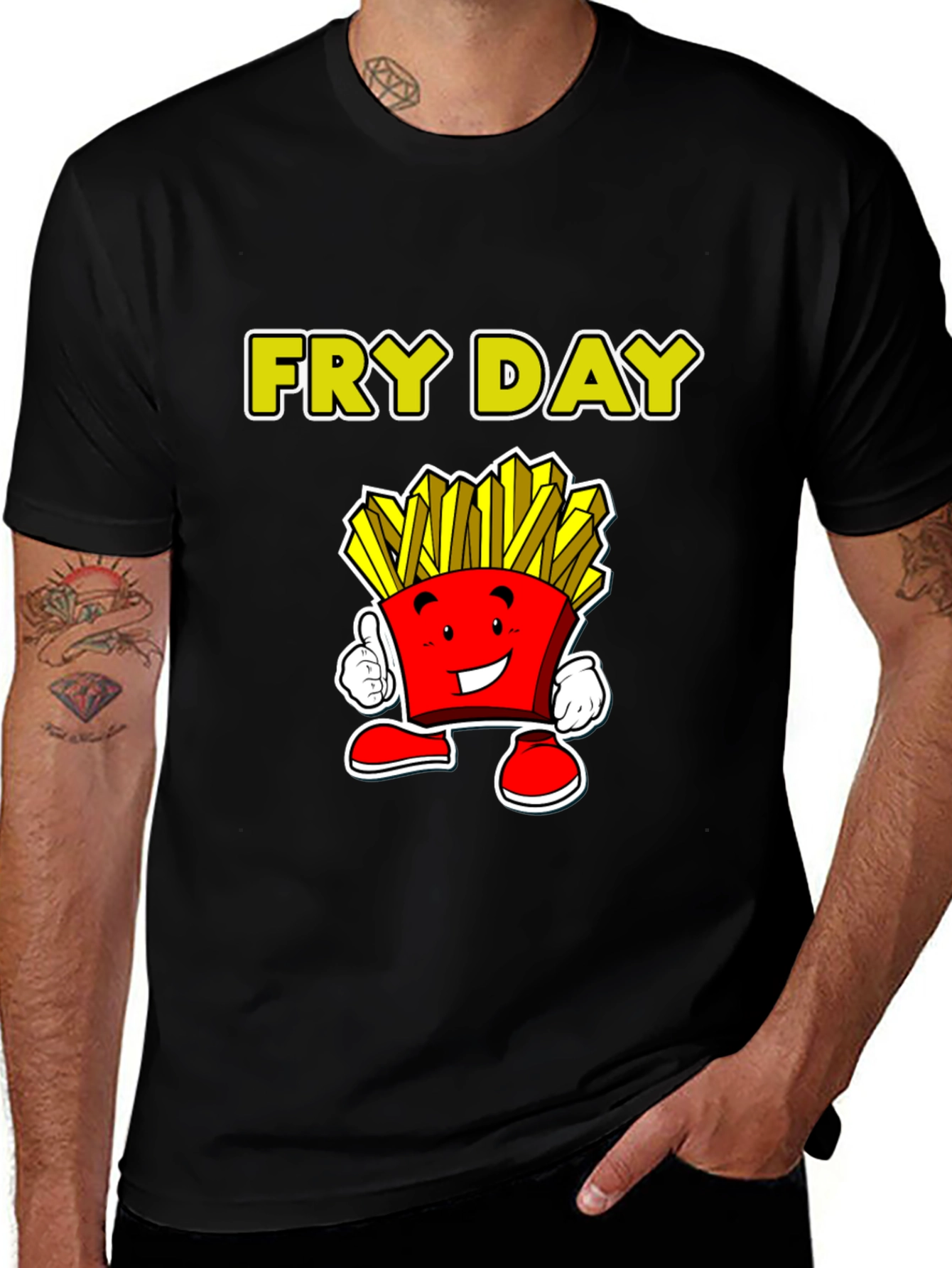 Fry Day Graphic T-Shirt - Casual Friday Fun