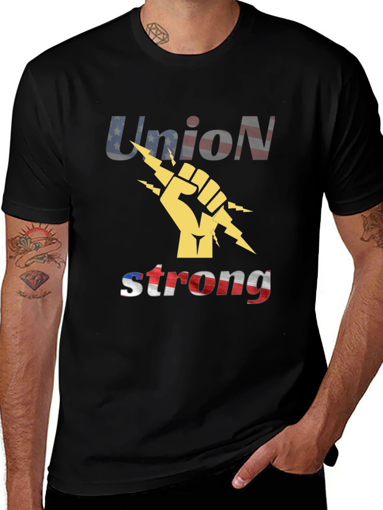 Variant 11 of Union Strong T-Shirt - American Pride Tee