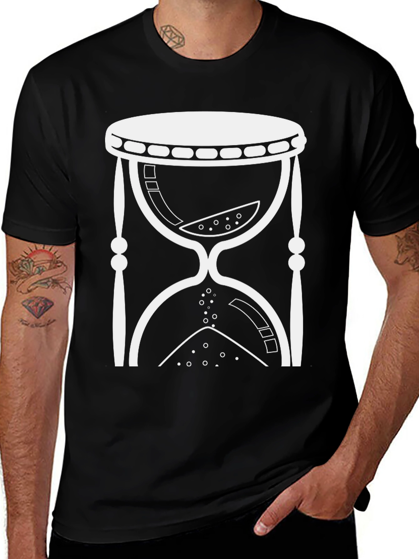 Variant 24 of Hourglass Graphic Tee - Timeless Style
