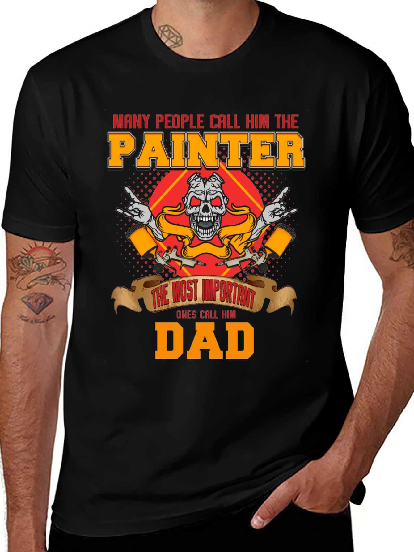 Painter Dad Graphic T-Shirt