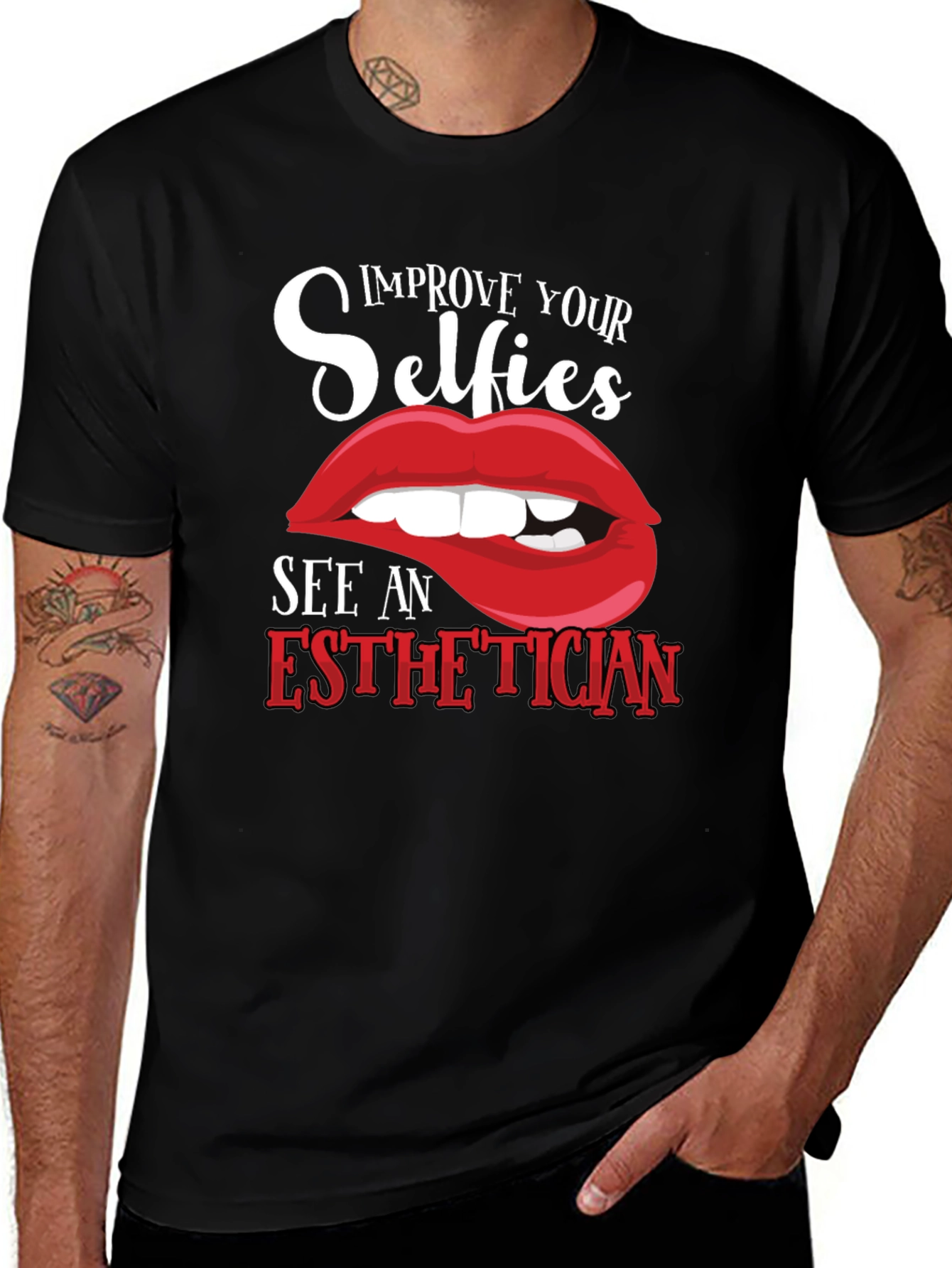 Variant 8 of Improve Your Selfies T-Shirt, Esthetician Gift