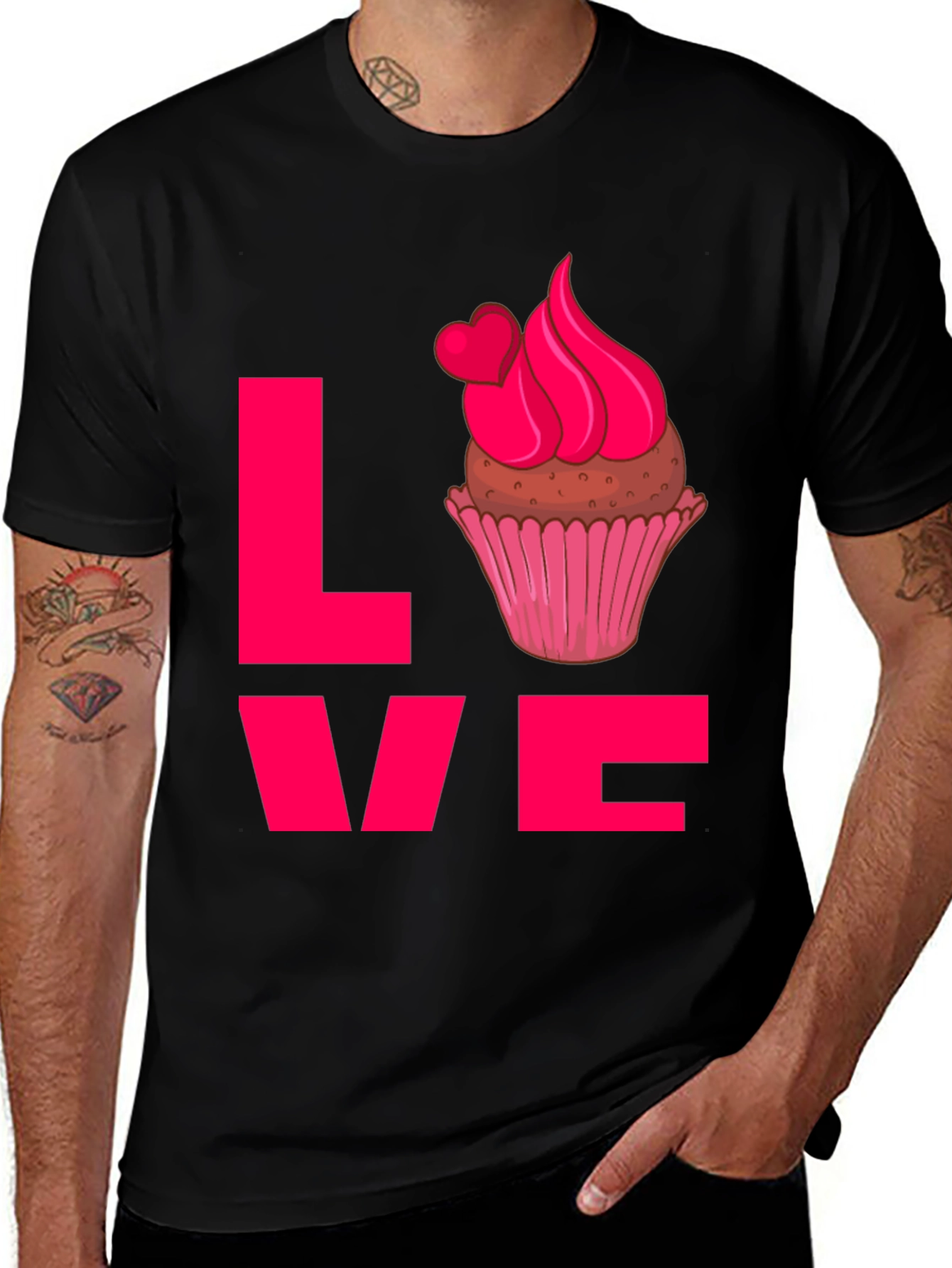 Variant 26 of Love Cupcake T-Shirt Valentine's Day