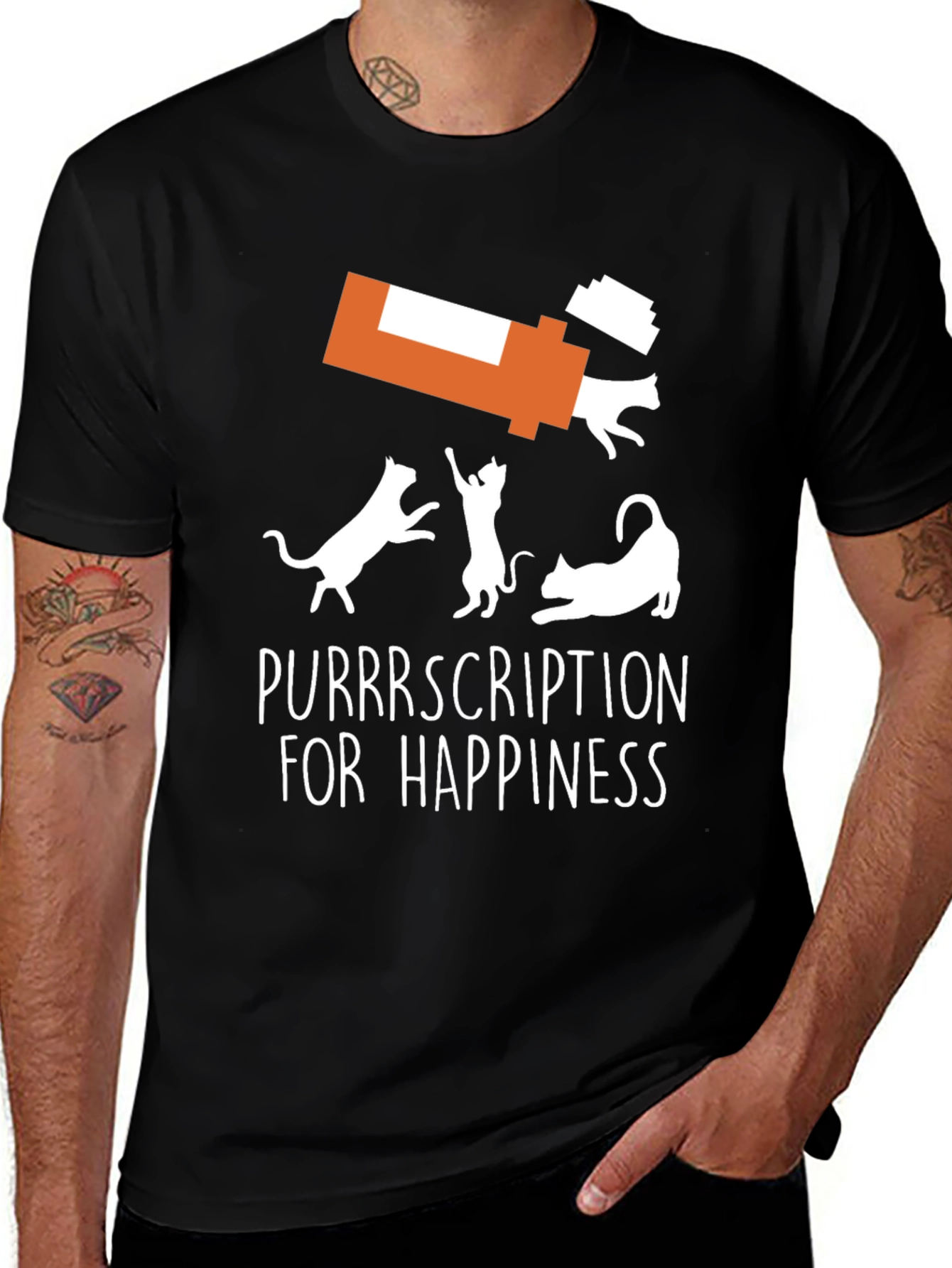 Variant 15 of Purrrscription Happiness Cat T-Shirt