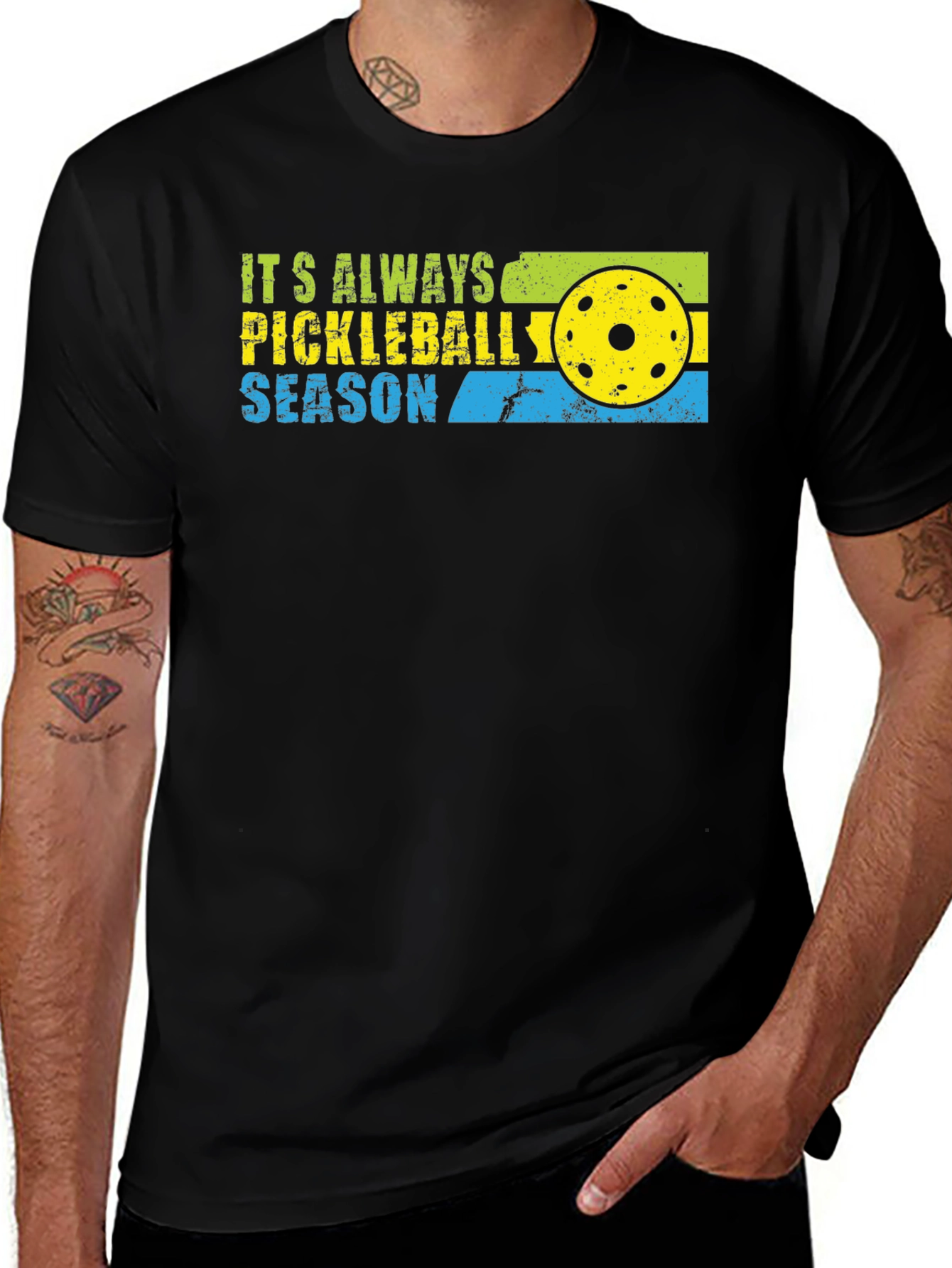 Variant 12 of It's Always Pickleball Season T-Shirt