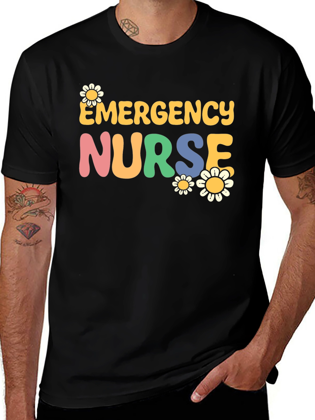 Variant 15 of Emergency Nurse Graphic T-Shirt