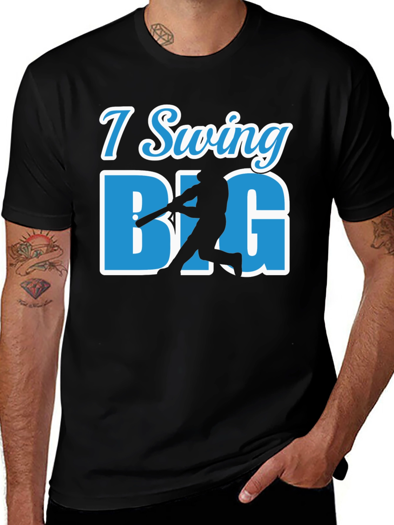 Variant 29 of I Swing BIG Baseball T-Shirt
