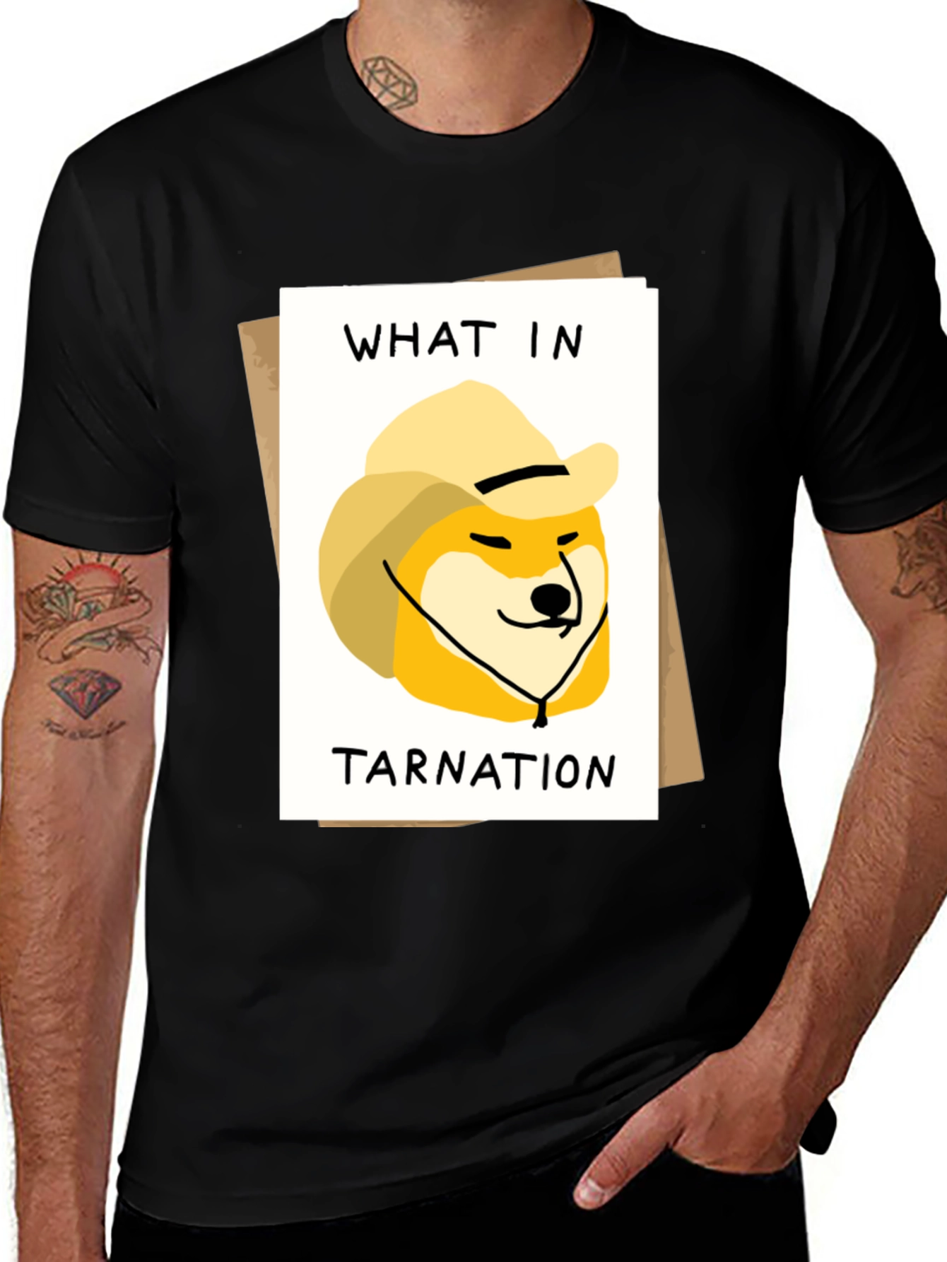 Variant 3 of What in Tarnation Doge T-Shirt