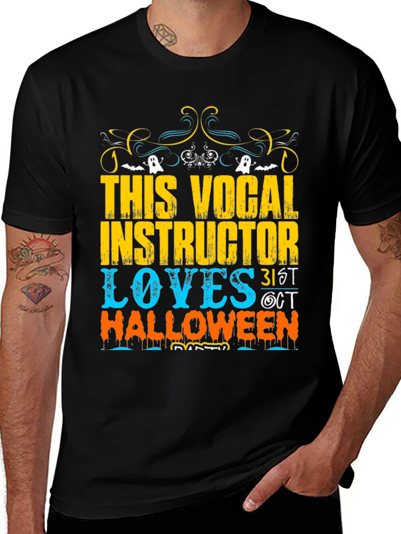 Variant 17 of Vocal Instructor Halloween T-Shirt