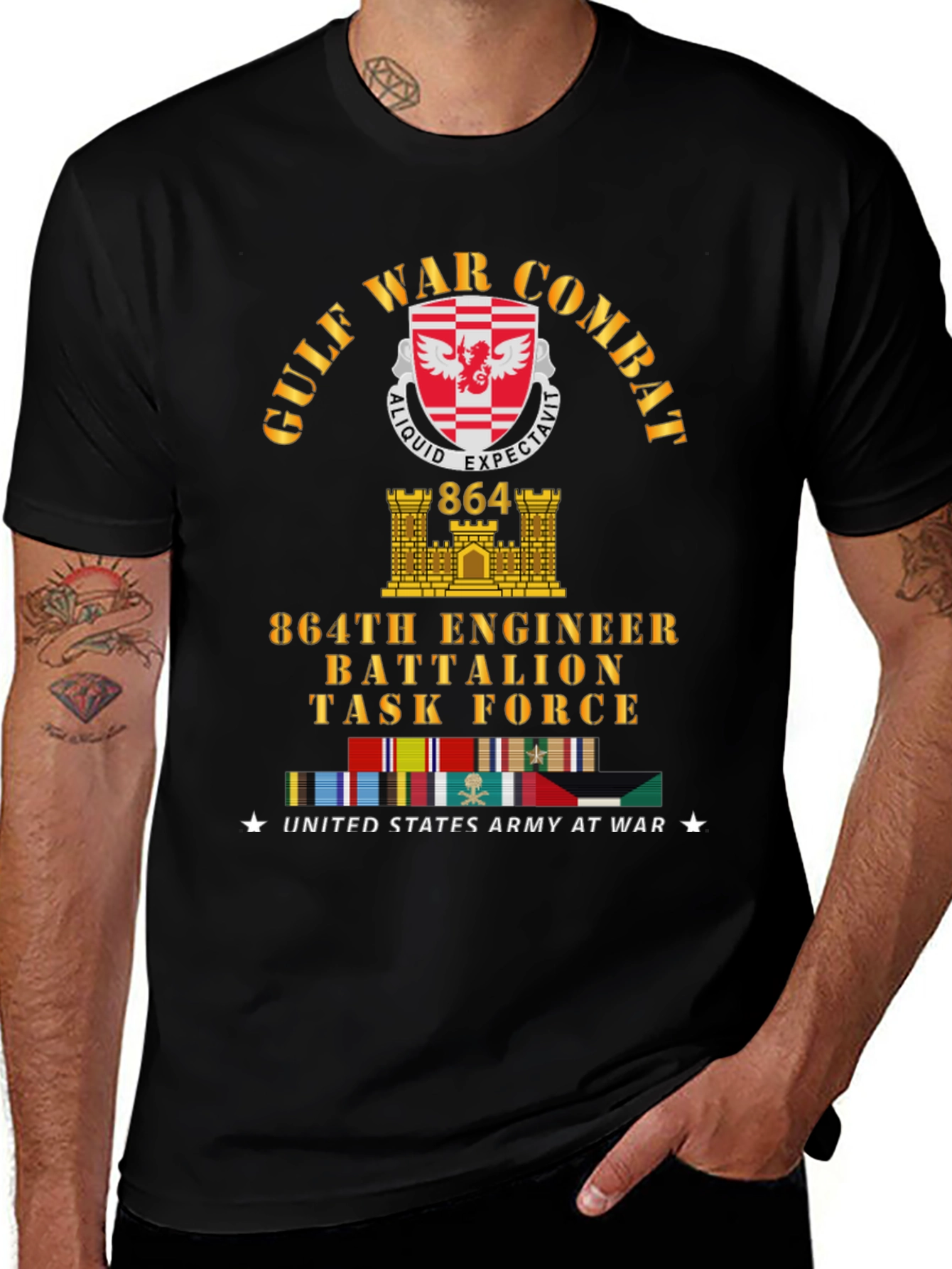 Gulf War Combat 864th Engineer Battalion T-Shirt