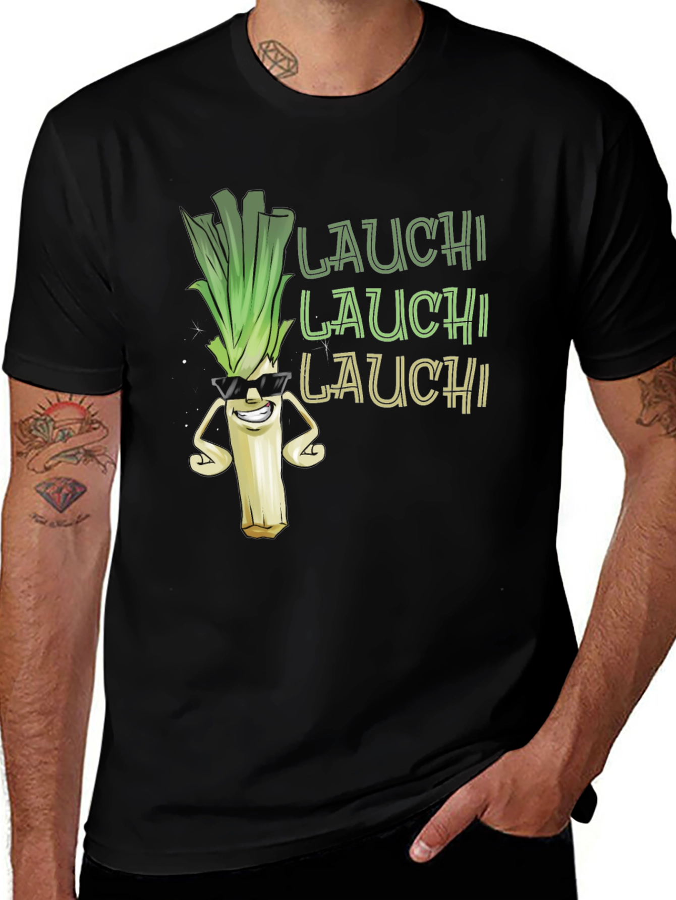 Variant 13 of Cool Leek Graphic Tee